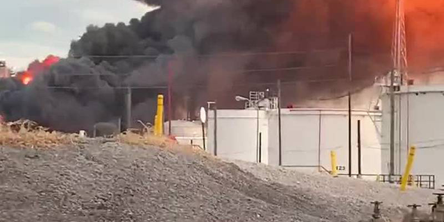 BP refinery fire injures two people and shuts down after fire crews responded