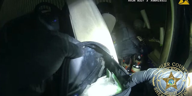 The deputy discovered 338 grams of fentanyl and several empty bags of fentanyl residue.