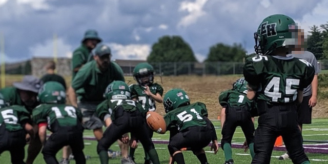 Young athletes with East Henderson Youth Football and Cheerleading League, which was overwhelmed with support by Fox News readers.