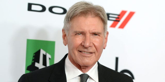 Actor Harrison Ford arrives at the 17th annual Hollywood Film Awards at The Beverly Hilton Hotel on October 21, 2013, in Beverly Hills, California.