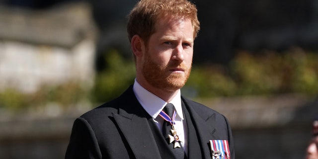 Prince Harry previously attended Prince Philip's funeral on his own.