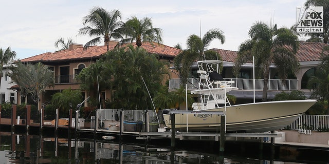General view of the house believed to be owned by Louis Bianculli, in Lighthouse Point, Broward County, Florida, on Sept. 15, 2022.