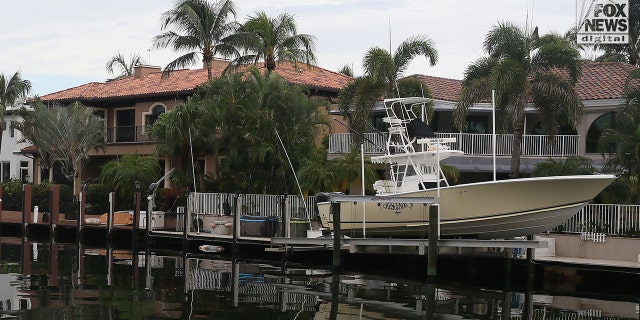 General view of the house believed to be owned by Louis Bianculli, in Lighthouse Point, Broward County, Florida, on Sept. 15, 2022.