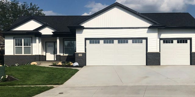 CTE construction students in Cedar Rapids, Iowa, built this finished home.