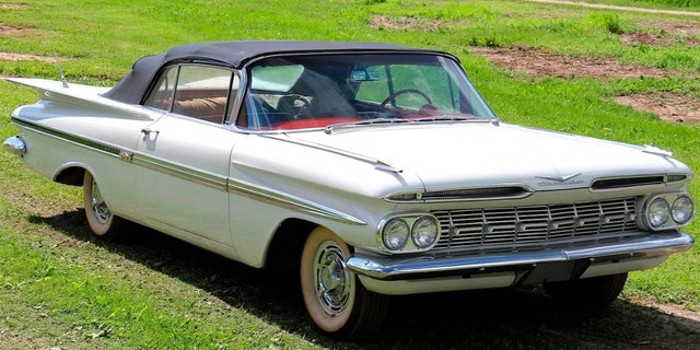 Bernadette Duellman used to drive this 1959 Chevy Impala convertible.