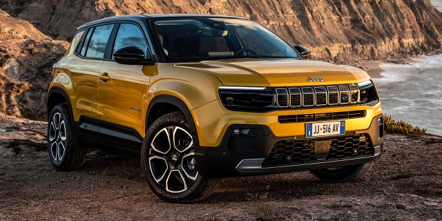 The Jeep Avenger is the brand's first all-electric model.