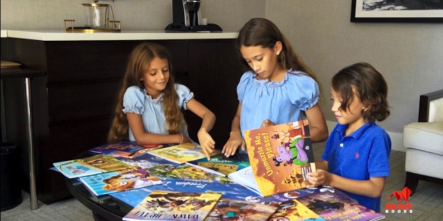 Julie Banderas has three children. "Kids can find fun activities at the back of each book," she said of the Brave Books series.
