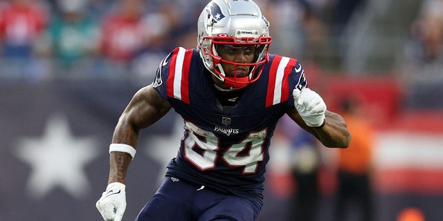 Kendrick Bourne of the New England Patriots caught 55 passes last year, including five for touchdowns, for 800 yards.