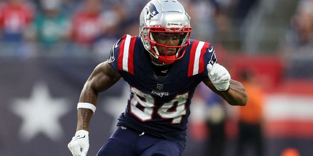 Kendrick Bourne of the New England Patriots caught 55 passes last year, five of them for touchdowns, for 800 yards.