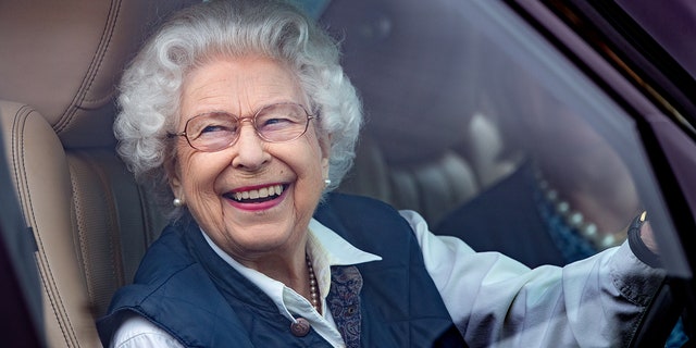 Elizabeth drove her Range Rover to the Royal Ascot in 2021.