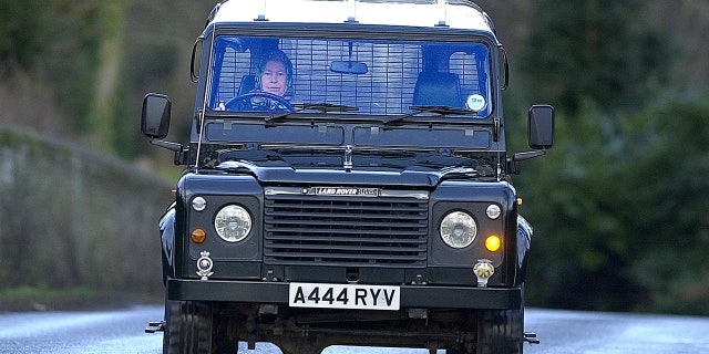 Several of Elizabeth's vehicles were fitted with custom hood ornaments shaped like dogs.