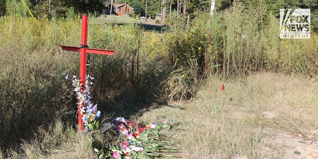De plaats waar de lichamen van Devin Clark en Lyric Woods werden gevonden in Mebane, North Carolina.