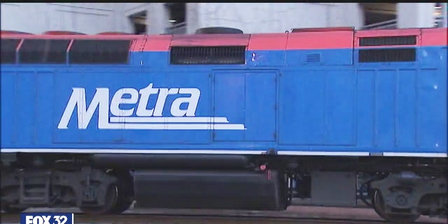 File photo of a Metra train in Illinois. A woman was struck and killed by one on Sept. 20, 2022.