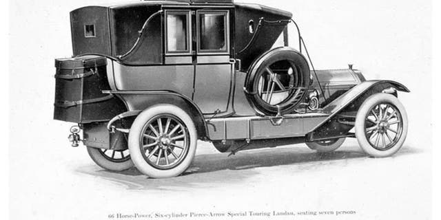 According to historian Al Hesselbart, the 1910 Pierce-Arrow Touring Landau is considered the first motor home.
