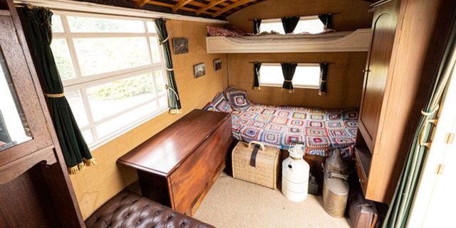 World's 'oldest' motorhome goes up for auction 5 There are enough berths to sleep four.
