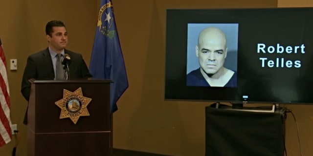 Las Vegas police Det. Dori Koren speaks during a Sept. 8 press conference about the arrest of Robert Telles in connection to the murder of journalist Jeff German.