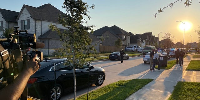 The scene where a Navy recruiter killed his wife and fired upon Naval Criminal Investigative Service agents. He was later killed by authorities, officials said.
