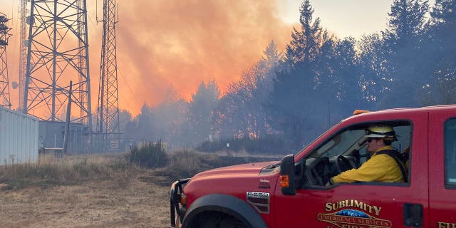 Oregon utilities shut down power service on Sept. 9 to manage wildfire danger in high-risk areas.