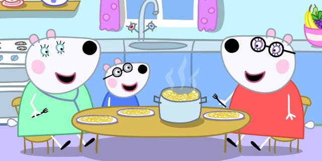Popular children's cartoon "Peppa Pig" now features a same-sex couple.
