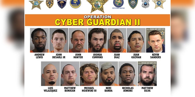 Operation Cyber Guardian II resulted in the arrests of 13 alleged child predators.