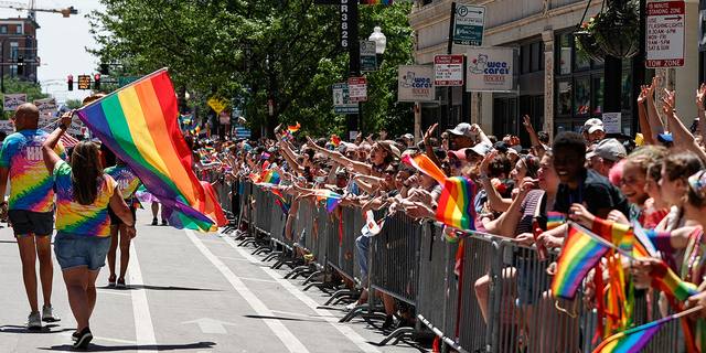 The 51st LGBTQ Pride Parade in Chicago, Illinois, on June 26, 2022.