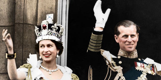 The late Queen Elizabeth II was coronated at Westminster Abbey on 2 June 1953.