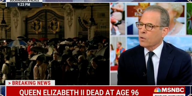 MSNBC political analyst Richard Stengel claims that Americans' "weakness" of supposedly longing for an "era of hereditary privilege" draws them to news of the Queen and British Royal Family.