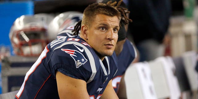 Rob Gronkowski with the New England Patriots