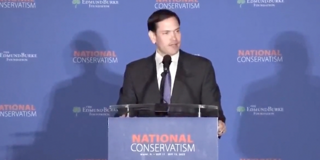 Sen. Rubio, R-Fla., slams transgender ideology during a recent conservative conference.