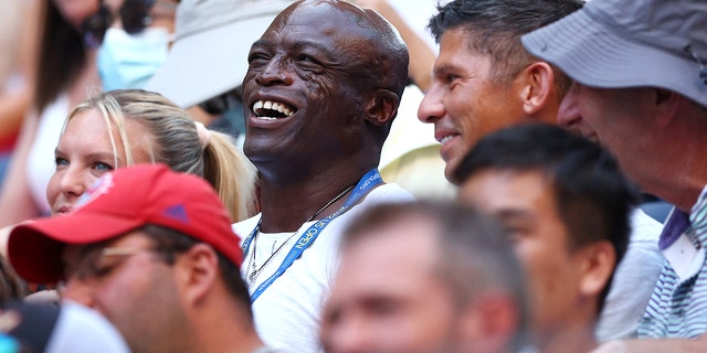 After the British-born singer reunited with his daughter Leni Klum, 18, Seal was all smiles at the U.S. Open. 