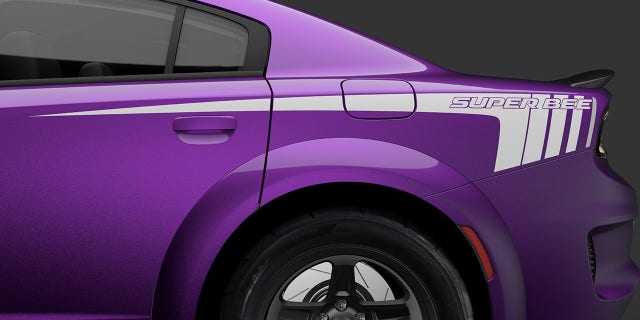 Widebody Charger Super Bees will be painted Plum Crazy.
