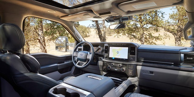 The F-Series Super Duty cabin has been fully redesigned.