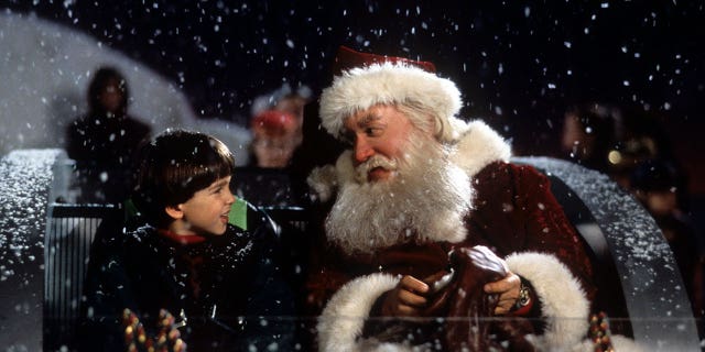 Tim Allen as Santa in The Santa Clause.