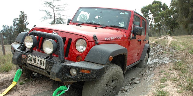 Tow straps can be used to get a vehicle unstuck by pulling it with another one or a winch.