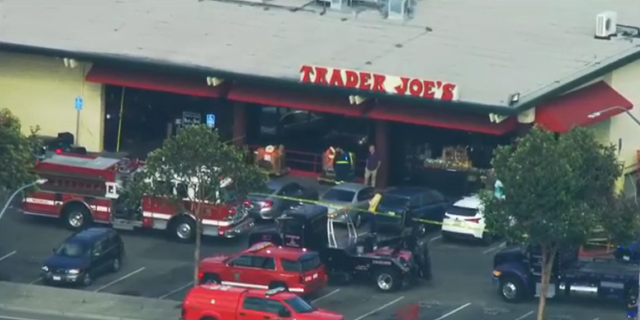 Eight people, including a 5-year-old child, were injured in a car crash at a Castro Valley Trader Joe's store.
