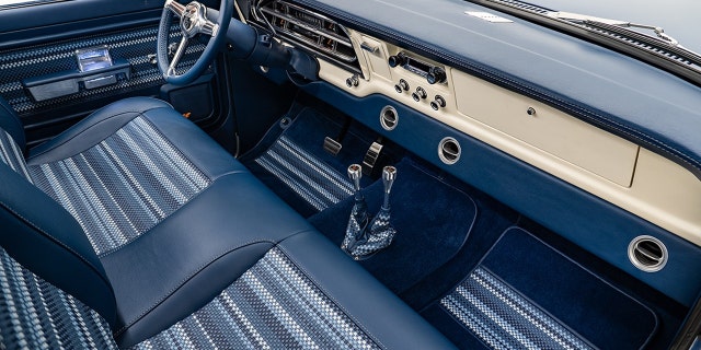 The interior has been completely redone and trimmed.