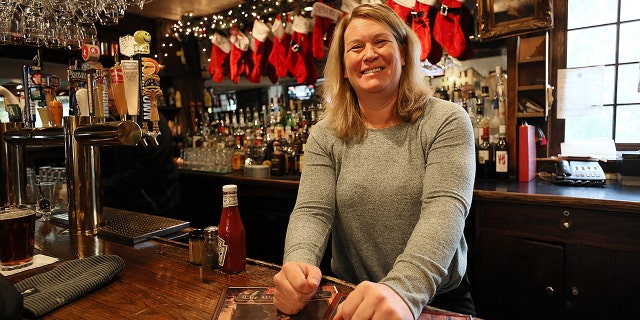 Kim Mahoney, manager of the Warren Tavern in the Charlestown neighborhood of Boston. "Most places would turn them away," Mahoney said of the city kids hired by the tavern on a regular basis. 