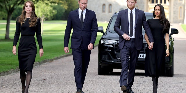 The Duke and Duchess of Sussex have reunited with Prince William and Kate Middleton since the queen's death, and Harry has been seen with his father, King Charles III.