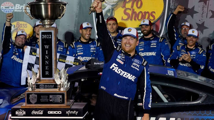 Buescher wins NASCAR Cup race at Bristol; Round of 12 Set - SportsHistori