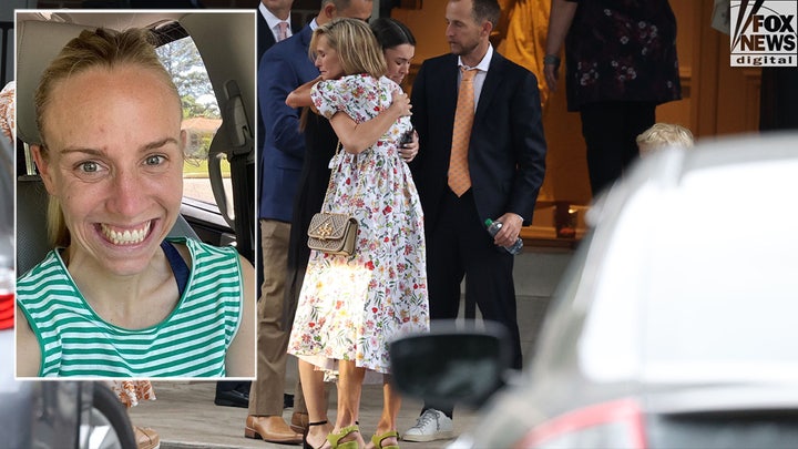 Eliza Fletcher funeral: Mourners walk inside to bid farewell