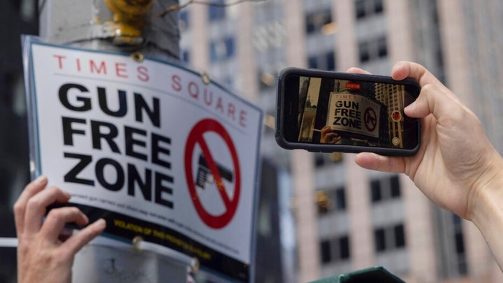Times Square designated as a gun-free zone as part of NY’s gun reform efforts