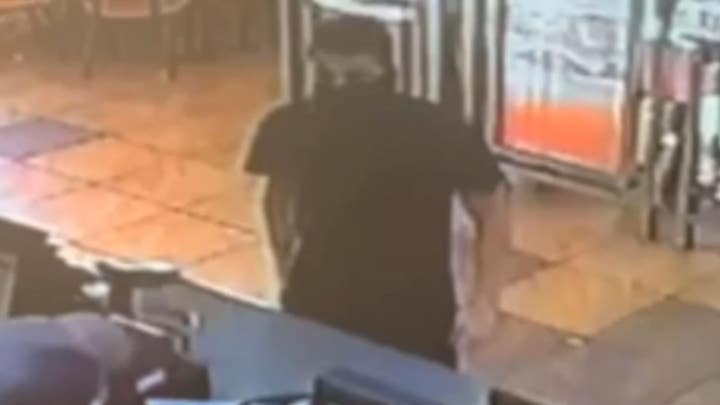 Security camera footage of the suspect