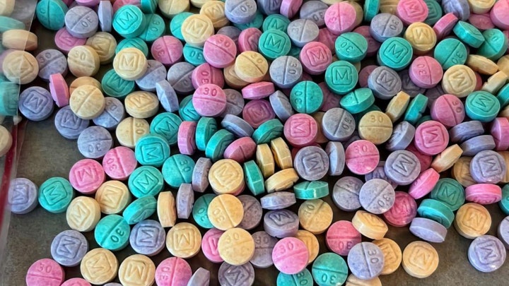 Rainbow fentanyl pills