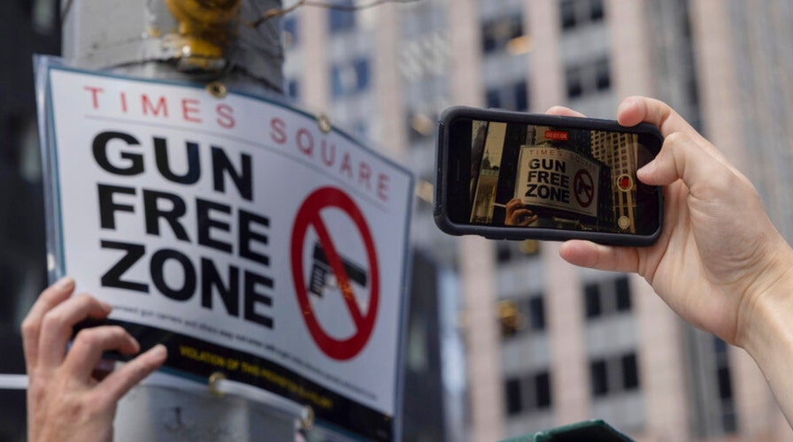 Times Square designated as a gun-free zone as part of NY’s gun reform efforts