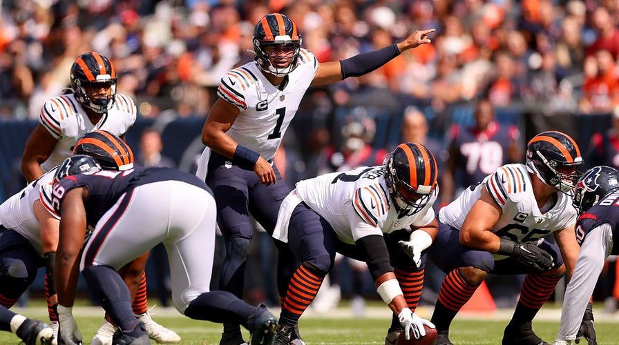 Bears' Justin Fields on his performance in victory over Texans: 'I