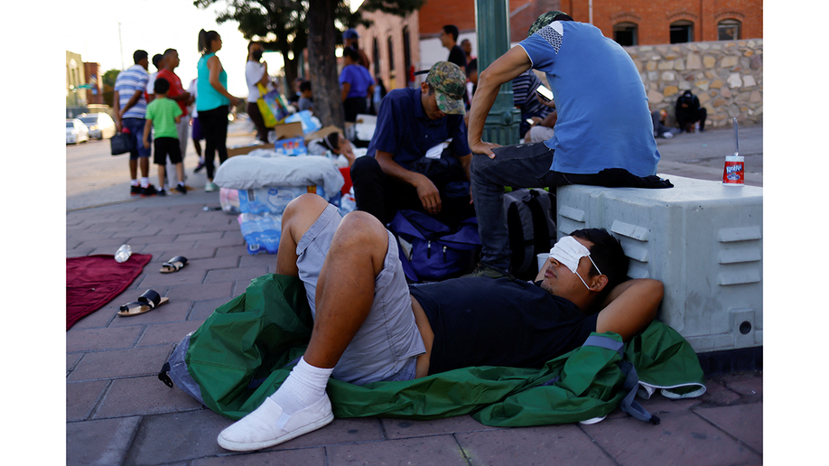 Migrants in El Paso, Texas