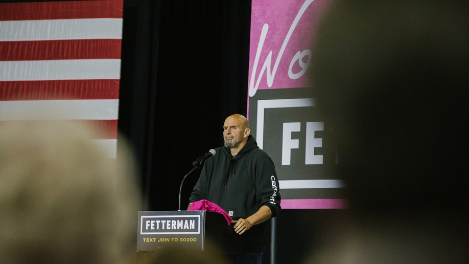 John Fetterman, lieutenant governor of Pennsylvania and Democratic senate candidate, during an abortion access rally