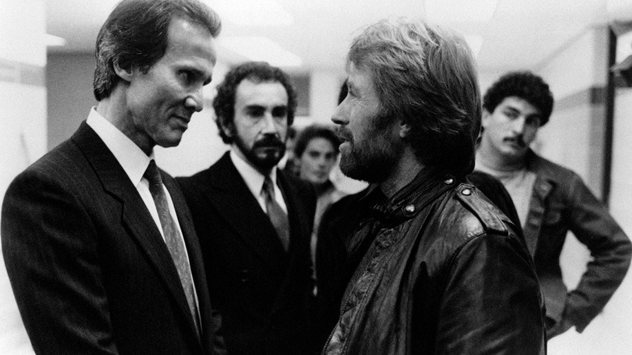 Chuck Norris and Henry Silva