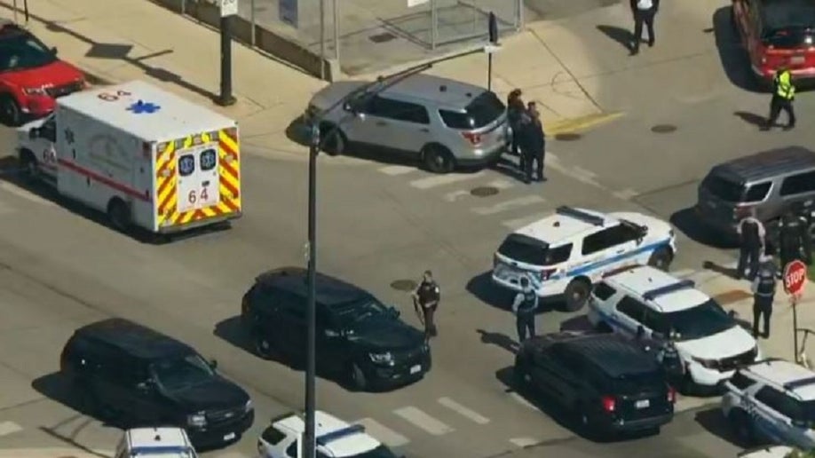 Chicago shooting at police building