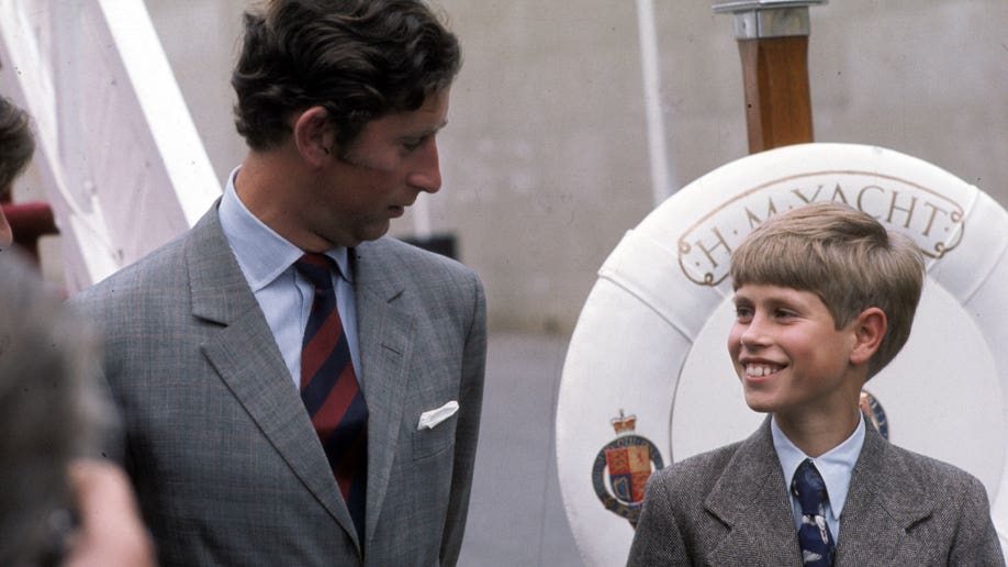 Prince Edward with his brother King Charles III 